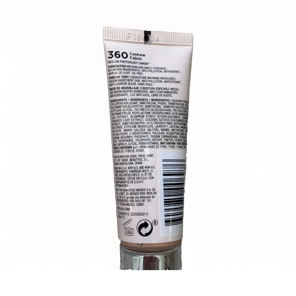 Revlon PhotoReady Candid Natural Finish Foundation Cashew #360 3 pack NEW!